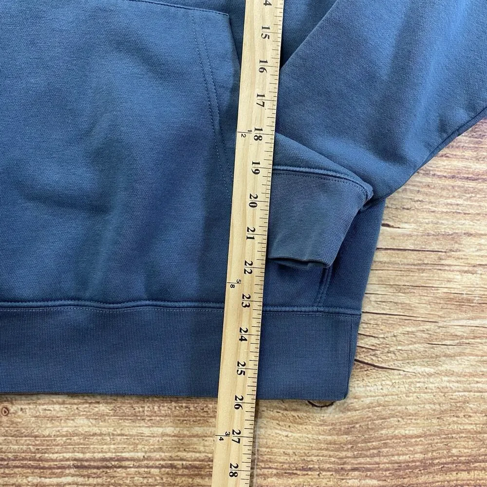 NIKE Hoodie Sweatshirt Mens Small Green Swoosh Logo Pullover Cotton